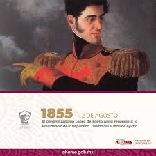 Antonio lópez de santa anna ingresó al ejército realista como cadete del regimiento de veracruz, a los 16 años. Undiacomohoy En 1855 El General Ayuntamiento De Ahome Facebook