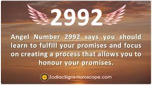 Angel Number 2992 Represents Honor Vows 2992 Meaning