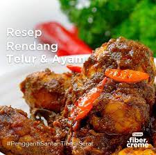 Rendang daging ala fiber creme (edisi lebaran). Fibercreme Karena Rendang Itu Bukanlah Nama Menu Facebook