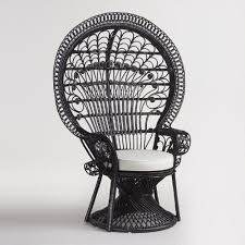 Black Peacock Chair Platinum Event Rentals