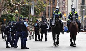 Instead of corralling large crowds, police horses today munched on grass in sydney's hyde park. Zssidbl6hw9ixm