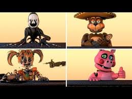Every Other Fnaf Character In A Nutshell Animated Scrap Baby Pig Patch Balora More Youtube Fnaf Characters Fnaf Animation