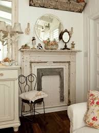 Chez Fifi The Latest Homes Shabby Chic Fireplace Shabby Chic Living Room Shabby Chic Living