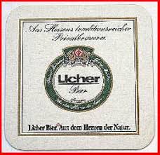 Angebote Aus Privater Hand Bierdeckel Licher Bier Licher Bierologie