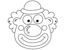 Masken basteln für kinder 22 ideen und vorlagen zum ausdrucken. Karneval Clown Basteln Vorlage Clown Basteln Karneval Basteln