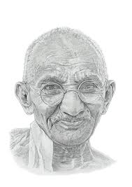 Mahatma gandhi von laura k. Mahatma Gandhi Drawing By Chris Greenwood