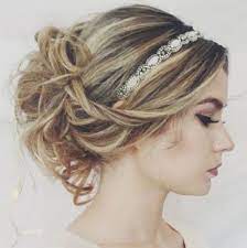 30 Cute Prom Hairstyles For Short Hair Society19 Headband Hairstyles Hair Styles Long Hair Styles