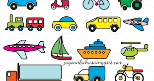 Adapun kegiatan mewarnai memang sangat positif untuk menumbuhkan jiwa seni kepada anak sehingga apabila ini terus. Materi Transportation Beserta Contoh Kalimat Dan Soal Latihannya Jagoan Bahasa Inggris