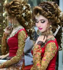 Best Salon In Lahore Pakistani Bridal Makeup Beautiful Bridal Hair Pakistani Bridal Hairstyles