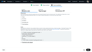Conversion tracking for websites