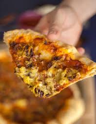 Vegan Stuffed Crust Pizza Pizza Hut Copycat Recipe Vegan Pizza Recipe Food Pizza Hut Copycat Recipe