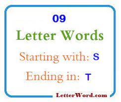 Of those people, only around 77 million of them are native speakers. Nine Letter Words Starting With S And Ending In T Letterword Com