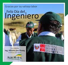 87 ofertas de empleo de ingenieria ambiental en el portal de empleo donde nacen las oportunidades laborales. Feliz Dia Del Ingeniero Peruano Agro Rural
