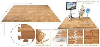10 X 10 Interlocking Foam Mat Wood Grain Foam Flooring Floor Mats Soft Tiles