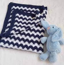 Crochet Nautical Baby Blanket Free Pattern Annie Design Crochet