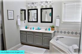 38 Stunning Gray Bathrooms With Accent Color Ideas Bathroomscolor Aqua Bathroom Decor Gray Bathroom Decor Turquoise Bathroom
