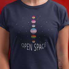 Open Space Lgbtq Unisex T Shirt Lgbtq Rainbow Colors Pride Equality Tee Astronomy Galaxies Lovers Gays Lesbians Trans Queer Love Is Love