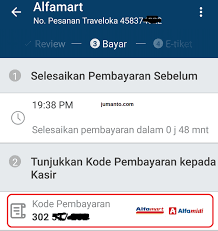 Kami akan menyediakan pengangkutan hanya kepada penumpang yang memiliki tiket, atau memiliki, sebagai bukti pembayaran, setiap dokumen lainnya yang diterbitkan oleh kami atau agen resmi. Cara Mudah Bayar Traveloka Di Alfamart Selain Transfer Bca Bri Mandiri