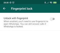 Your phone must be running a developer miui rom. Whatsapp Adds Fingerprint Unlocking To Android App Mobosdata