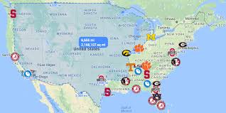 Where College Football Players Come From 9 Maps And Charts