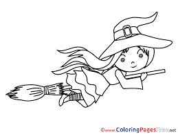 Learn how to draw witch on broom pictures using these outlines or 670x820 coloring pages of witches on a broom 517855. Halloween Colouring Sheet Free Witch On Broom