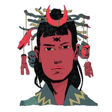 Illustrator Spotlight Sike Illustration Art Giclee Art Print