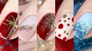 Today i have a 100 easy nail ideas! 5 Easy Christmas Nail Art Ideas 2019 Youtube