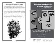 The Arizona Choir University Community Chorus ...