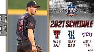 Find out what mlb baseball games to watch on tv today, tonight, and tomorrow? Texas State Baseball On Twitter The 2021 Shrinershosp College Classic Schedule Has Been Announced The Bobcats Will Take On Rice Tcu And Texas Tech At Minute Maid Park From Mar 5 7