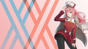 Showing all images tagged zero two (darling in the franxx) and wallpaper. Wallpaper Darling In The Franxx Zero Two Darling In The 3 Movie Film Book Cinema