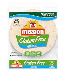 Fortunately, gluten free products, like gluten free tortillas from food for life, are becoming more accessible to consumers all over the country at many natural grocery stores. Gluten Free Original Tortilla Wraps Mission Foods