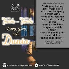 Ternyata, ada beberapa tanda wa diblokir yang tak banyak diketahui orang. Tanda Tanda Orang Yang Cinta Dunia Self Reminder Quotes Islam