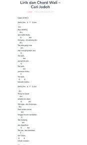 Chord Lagu Indonesia Photos Facebook