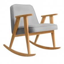 Tweed Schaukelstuhl Grau Chairs Loft Rocking Chair Chair