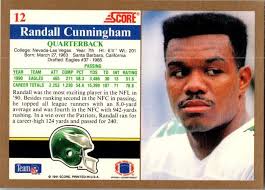 1991 Score #12 Randall Cunningham