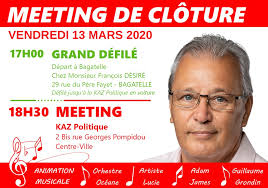 Ensemble pour notre grand meeting...