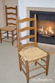 How To Recover Wood Chair Seats Refinished Chairs Chairs Repurposed Dining Chairs Diy