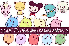 How to draw cute eyes: Easy Guide To Drawing Kawaii Characters Part 2 How To Draw Kawaii Animals Critters Expressions Faces Body Poses How To Draw Step By Step Drawing Tutorials