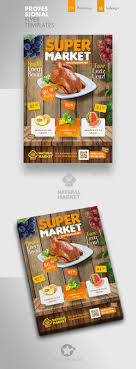 Supermarket Promotion Flyer Templates Grocery Flyer Fruit Shop Flyer