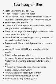 Best Instagram Bios Insta Bio Quotes Instagram Quotes Bio Quotes