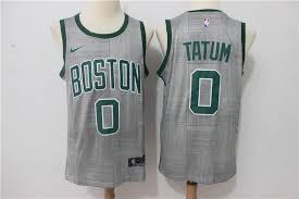 All the best boston celtics gear and collectibles are at the official online store of the nba. Nike Nba Boston Celtics 0 Jayson Tatum Jersey 2017 18 New Season City Edition Gray Jersey