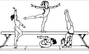 Gymnastics Ausmalen Ausmalbild Ausmalbilder