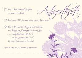 Wird die hochzeit von den eltern der braut ausgerichtet, wird diese einladung verschickt: Hochzeitseinladung Florale Elemente In Flieder