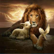 The lion and the lamb is a must read for any one who is feeling down on him or herself. Trinity Of Peace Lion And Lamb Jesus Art Jesus Pictures