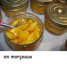 Peches Au Sirop Leger En Bocaux Conserves Recette Peche Au Sirop Peche Conserves De Peches