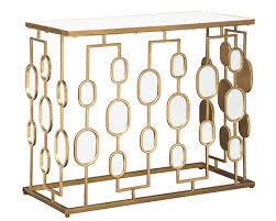 Ashley Furniture Signature Design Majaci Console Table Contemporary Antique Gold Metal Mirrored Gl Console Table Ashley Furniture Modern Console Tables
