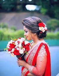 Homecoming Hairstyles In Sri Lanka Bridesmaid Saree Wedding Outfit Indian Wedding Hairstyles