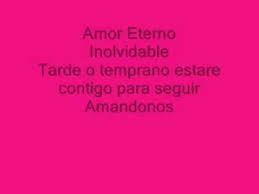 Amor Eterno Rocio Durcal Lyrics Youtube