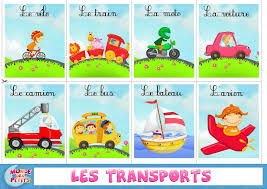 Apprendre Les Transports Cartes A Imprimer Apprendre L Anglais Loto Enfant Moyen De Transport