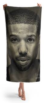 Michael B. Jordan Beach Towels for Sale